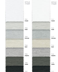 Phifer SheerWeave Style 7700R 7750R Sample Card by   